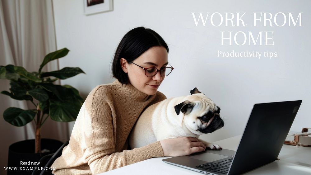 Home office careers blog banner template