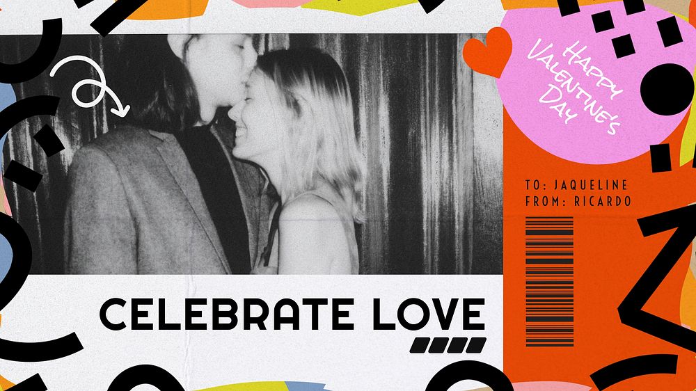 Celebrate love blog banner template