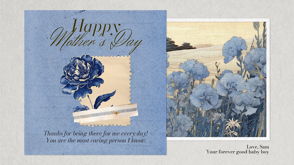 Happy mother's day blog banner template
