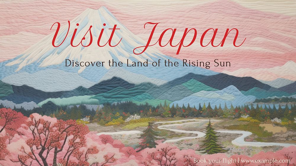 Visit Japan blog banner template