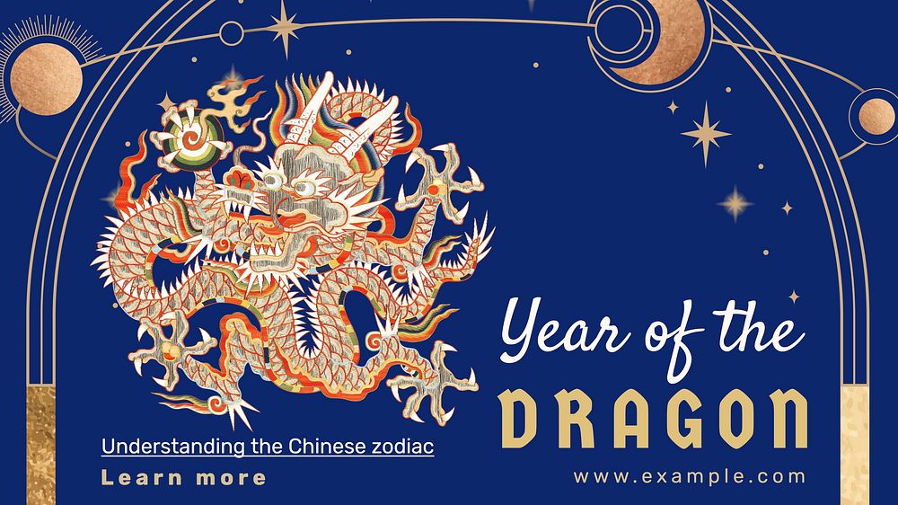 Chinese new year   blog banner template