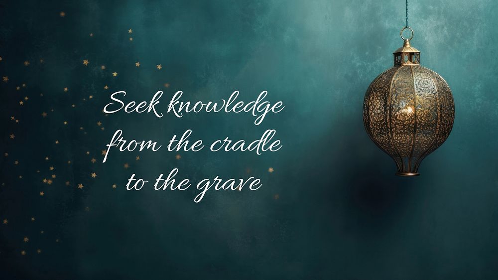 Spirituality  quote blog banner template