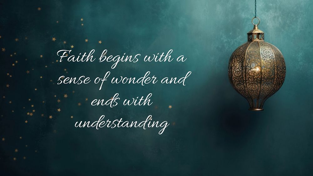 Islam  quote blog banner template
