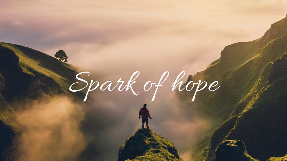 SPark of hope blog banner template