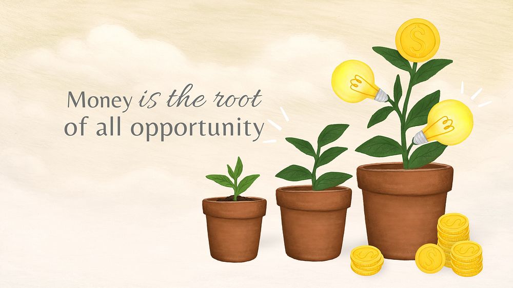 Finance  quote blog banner template