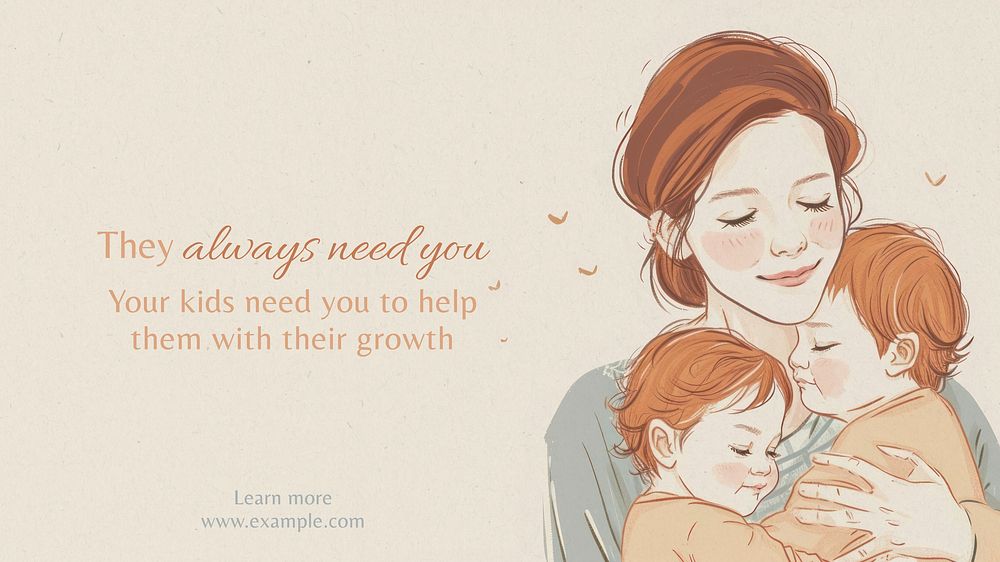 Parenting blog banner template