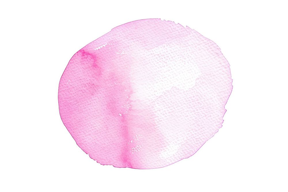 Clean pink ellipce shape blossom flower diaper.