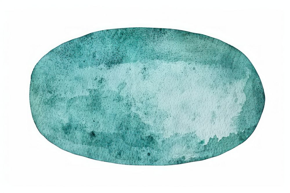 Clean teal oval shape water turquoise outdoors.