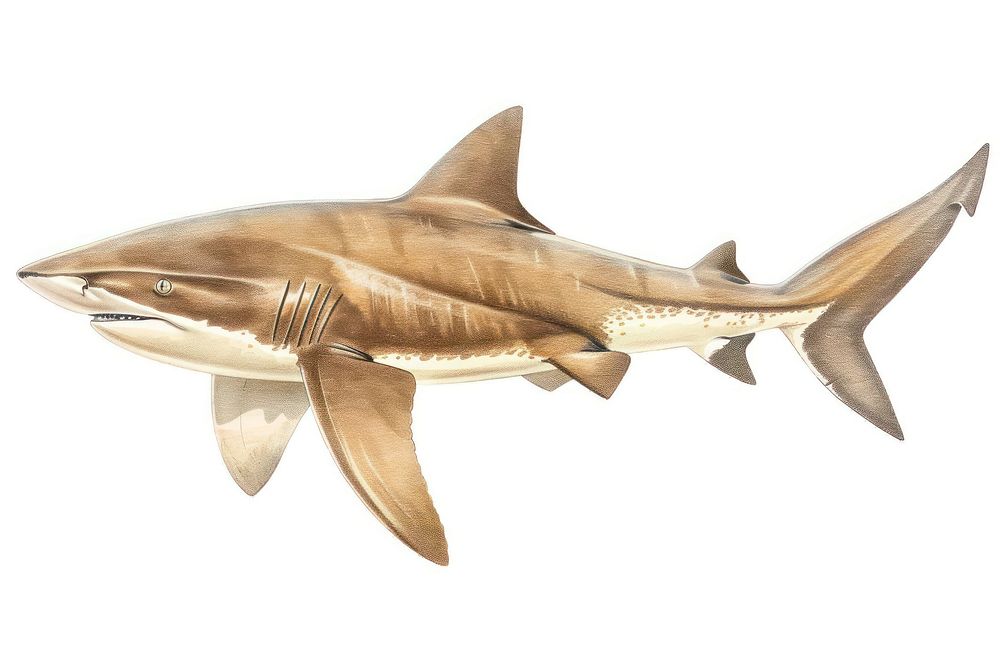 Oceanic Whitetip Shark shark animal fish.