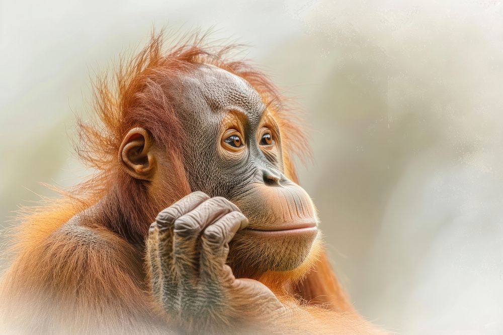 Orangutan orangutan wildlife animal.