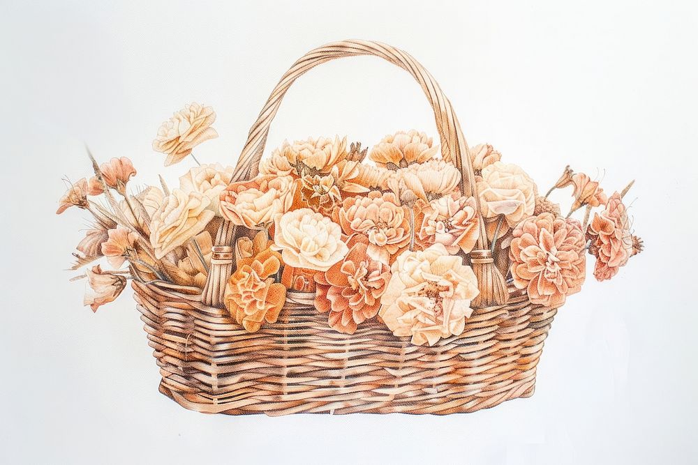 Basket Bouquet basket accessories handicraft.