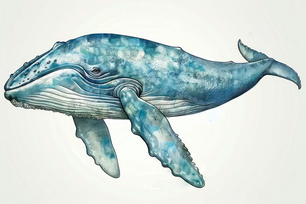 Blue Whale whale animal mammal.