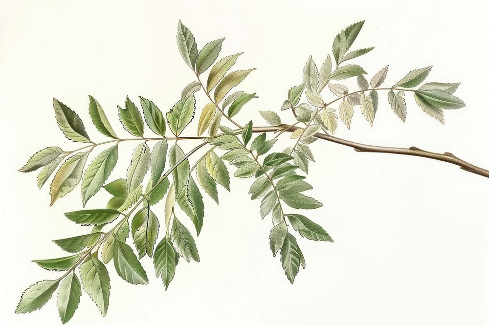 Scrub Bush illustrated astragalus vegetation.