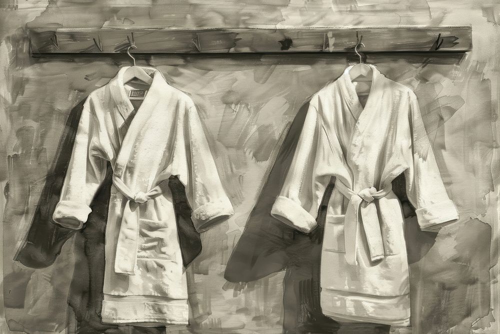 Towels and robes clothing fashion apparel.