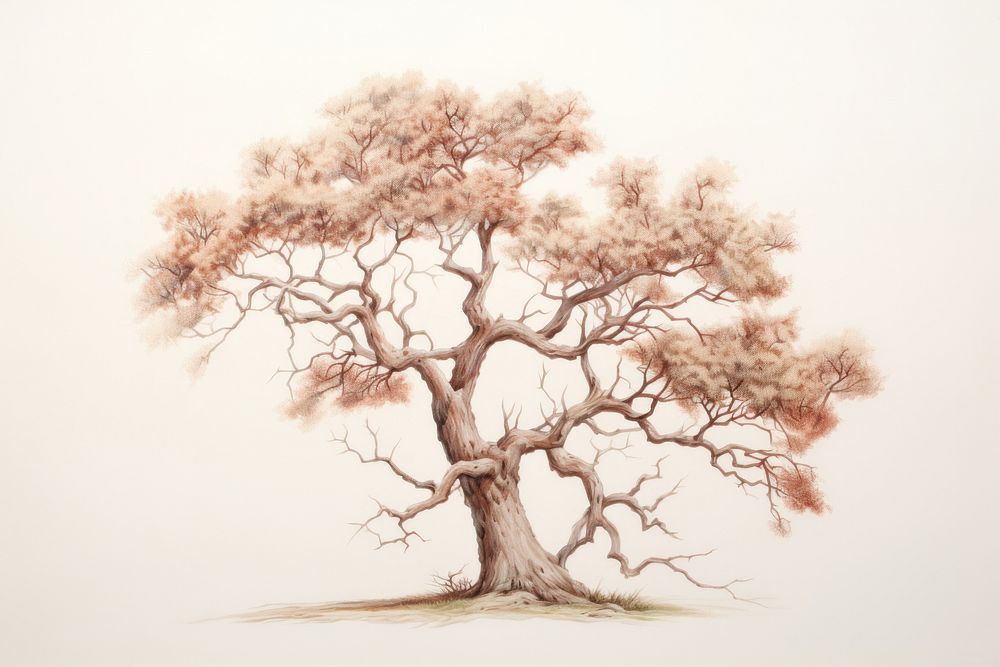 Tree painting tree illustrated.