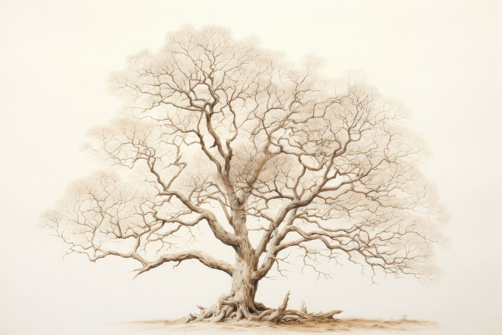 Tree painting tree illustrated.