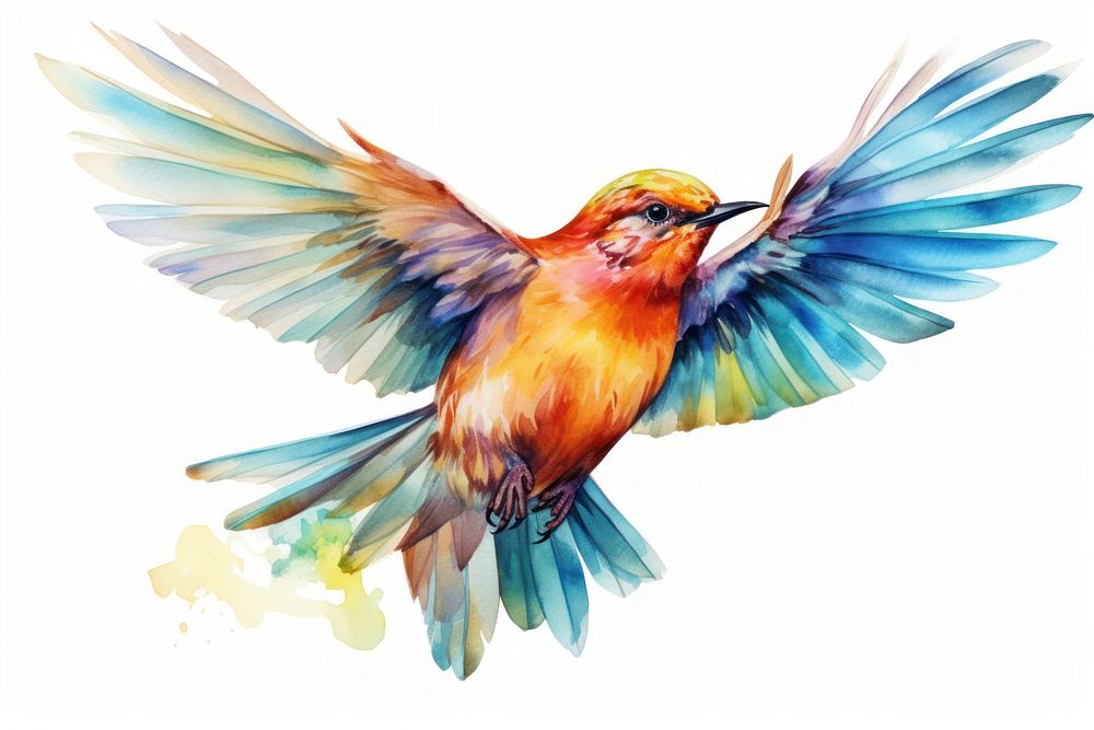 Illustration of bird flying animal bee eater.