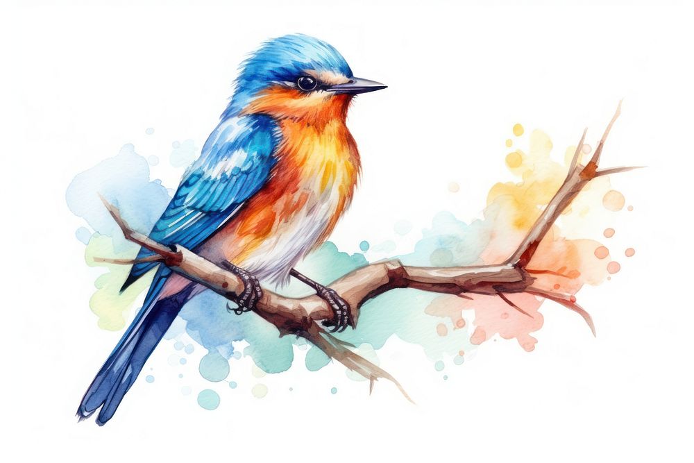 Illustration of bird bluebird animal jay.