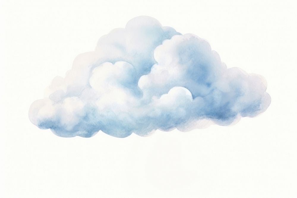 Illustration of cloud outdoors weather cumulus.