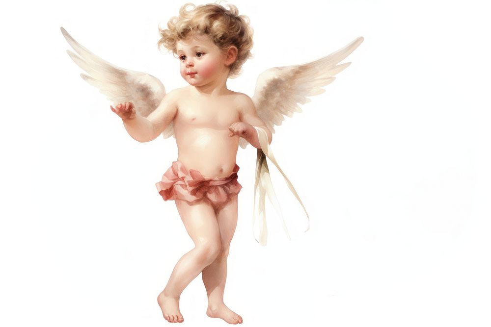 Illustration of cupid archangel person human.