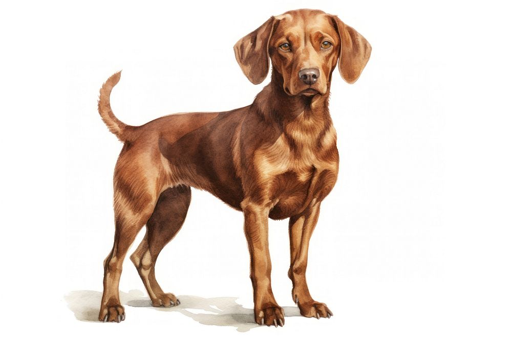 Illustration of dog pointer animal canine.
