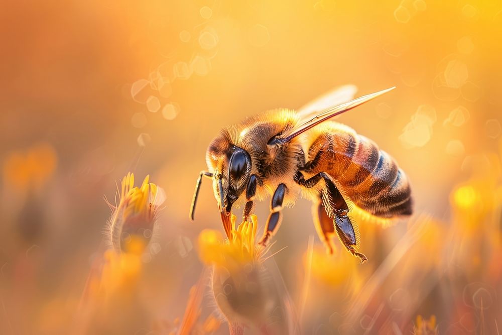 Honey bee invertebrate bumblebee andrena.