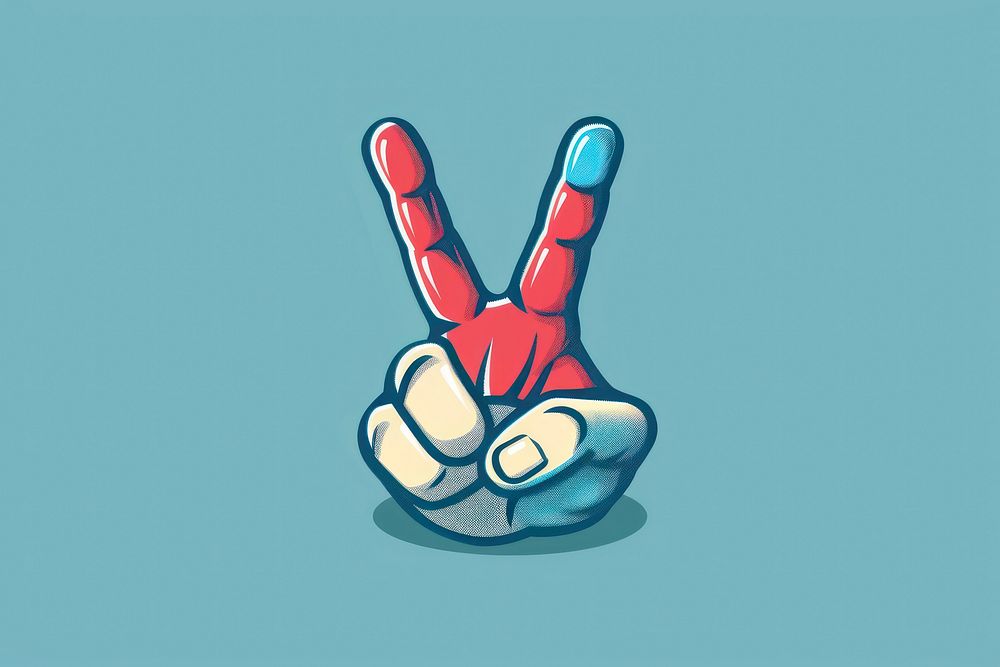 Peace sign clothing apparel finger.