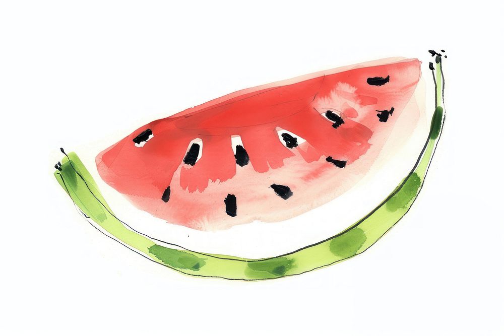 Watermelon Japanese minimal watermelon produce ketchup.