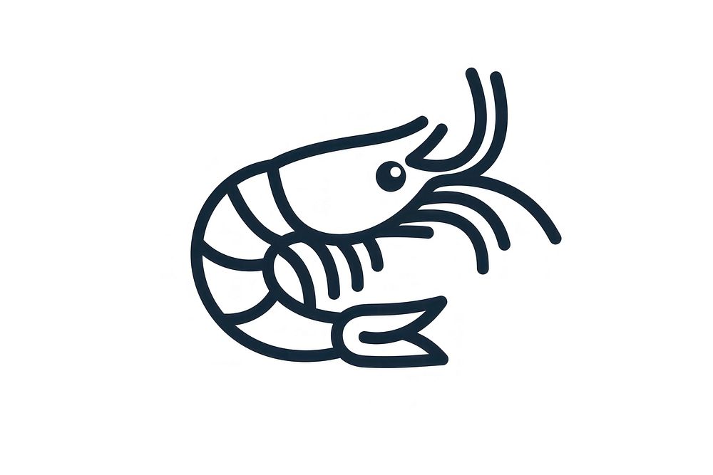 Shrimp Icon invertebrate seafood crawdad.