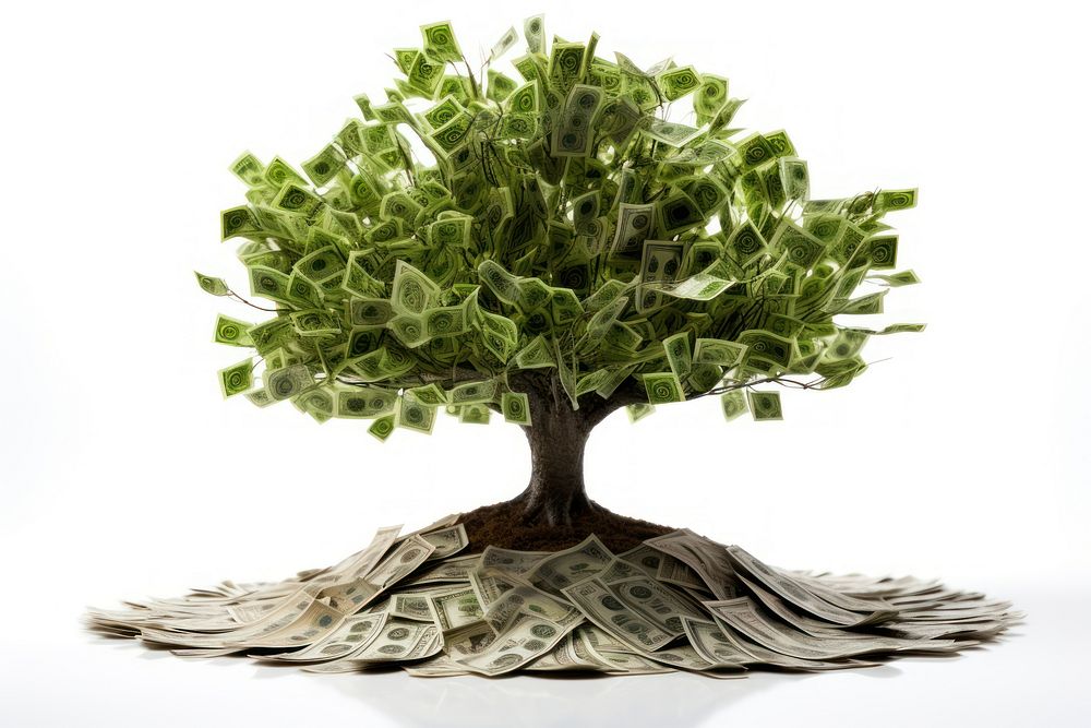 Economy chandelier plant money.