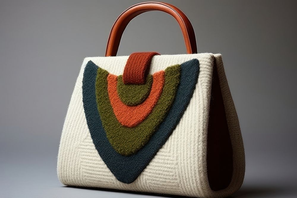Knitted fabric bag accessories accessory handbag.