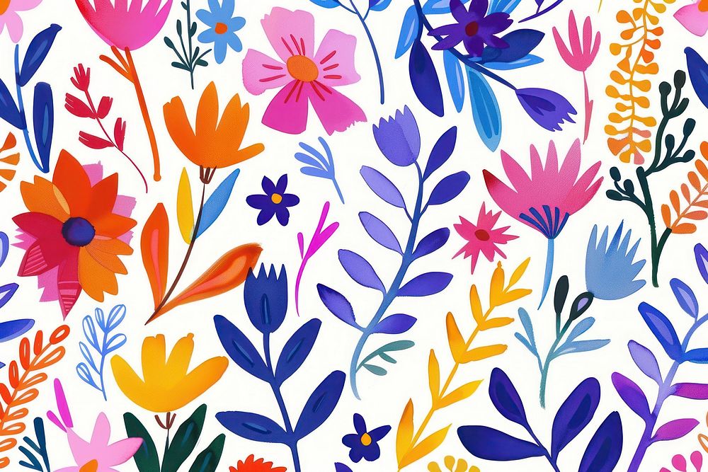 Pattern flower asteraceae graphics.
