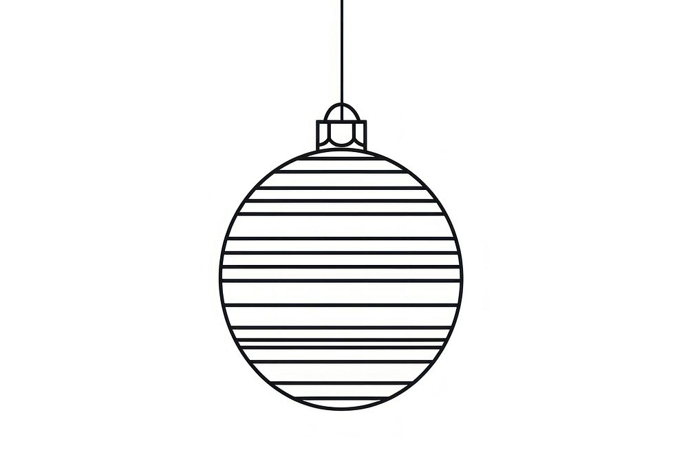 Minimalist symmetrical christmas ornament accessories chandelier accessory.