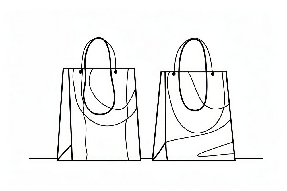 Minimalist symmetrical shopping accessories accessory handbag.