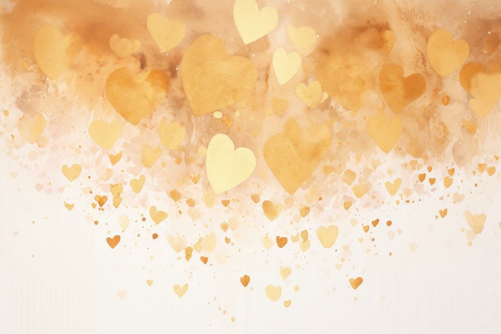 Beige valentines watercolor background stain paper.