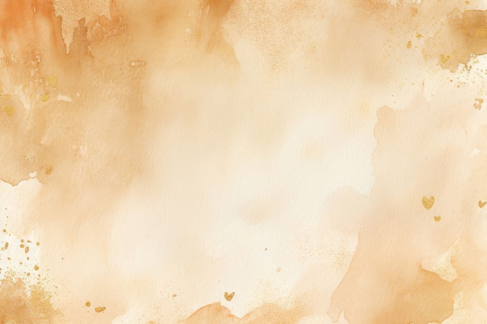 Beige valentines watercolor background texture stain.