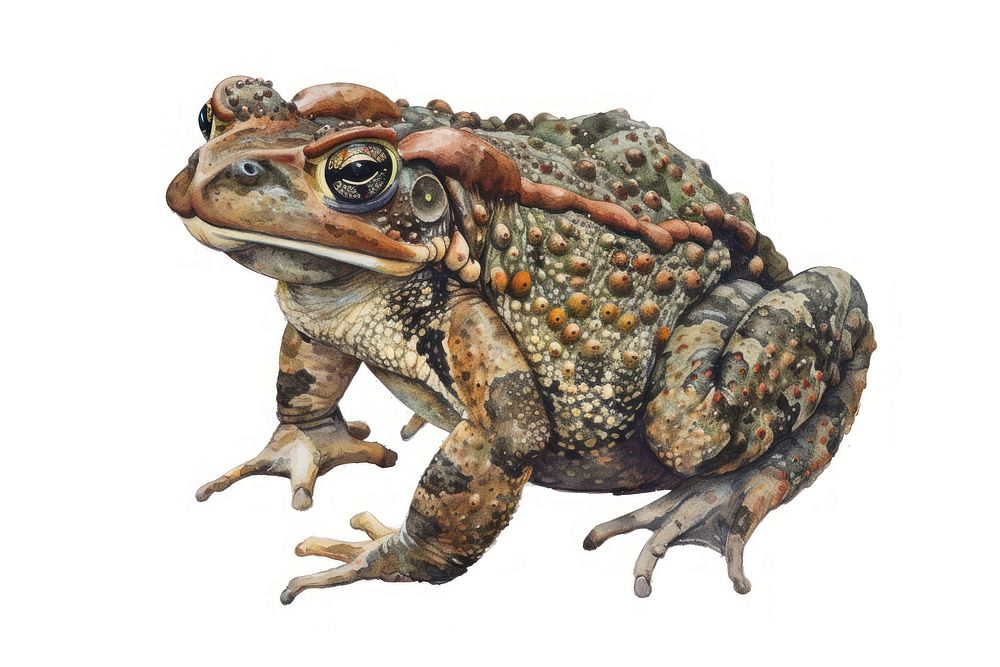 Toad amphibian wildlife dinosaur.