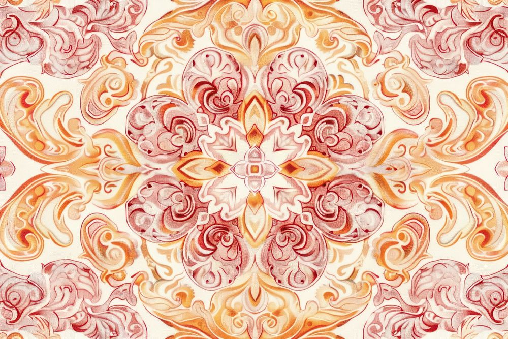 Pattern graphics art floral design.