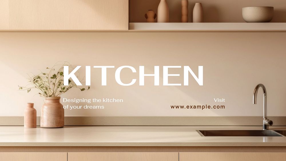 Kitchen blog banner template