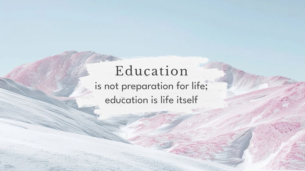 Education quote blog banner template