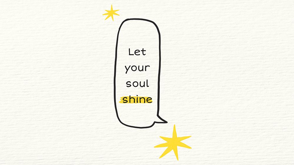 Let your soul shine blog banner template