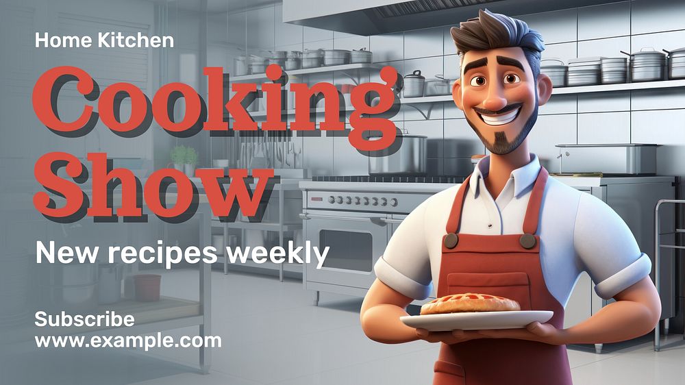 Cooking show YouTube template