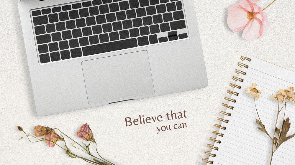 Positive quote blog banner template