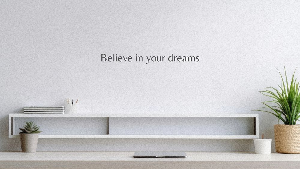 Dream quote blog banner template