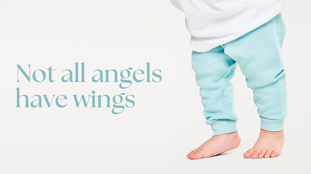 Angel  quote blog banner template