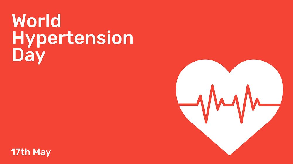 World Hypertension Day blog banner template