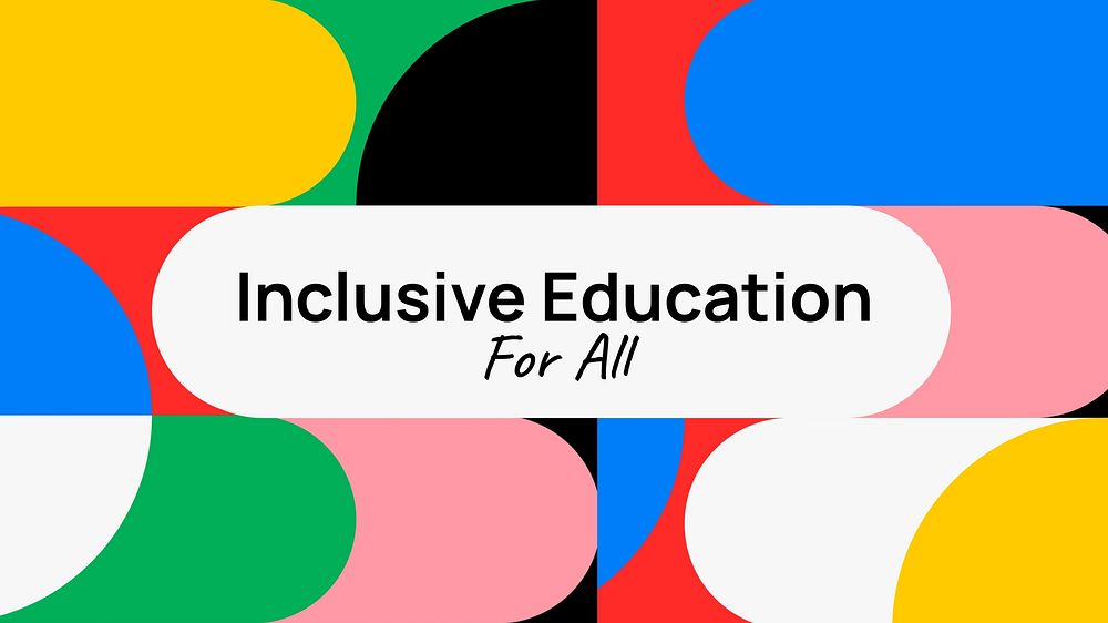 Inclusive education blog banner template
