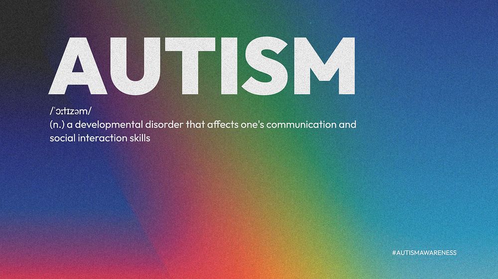 Autism blog banner template