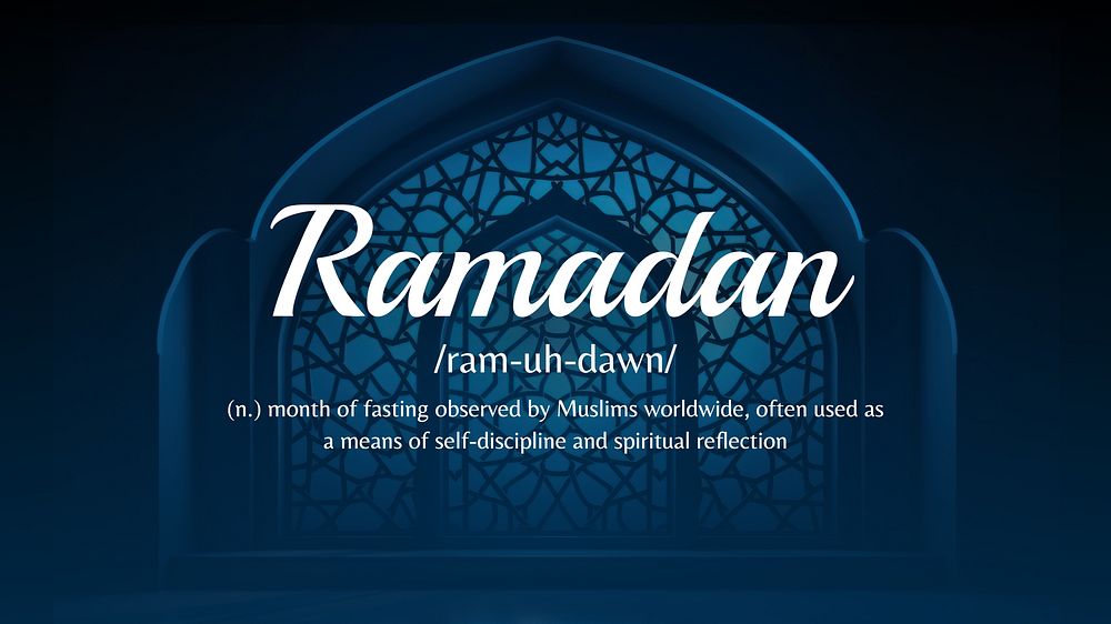 Ramadan blog banner template