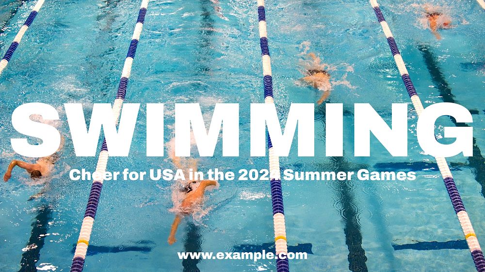 Summer games sports blog banner template